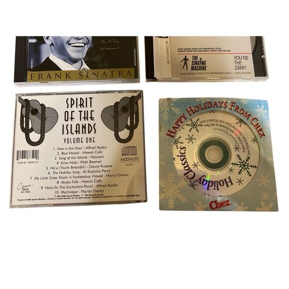 Lot of 4 Music CDs Frank Sinatra Spirit of the Islands Billboard 1963 Holiday - Picture 4 of 10